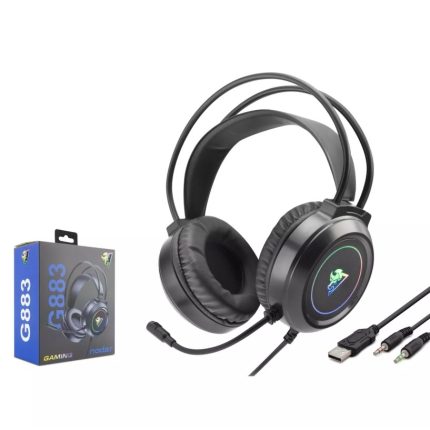 Hadron G883 Gaming Mikrofonlu Oyuncu Kulaklığı RGB Işıklı - Siyah