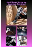 Harvox Professional 18000PA Fırçasız Motorlu Şarjlı Araç Süpürgesi - Mor - Görsel 5
