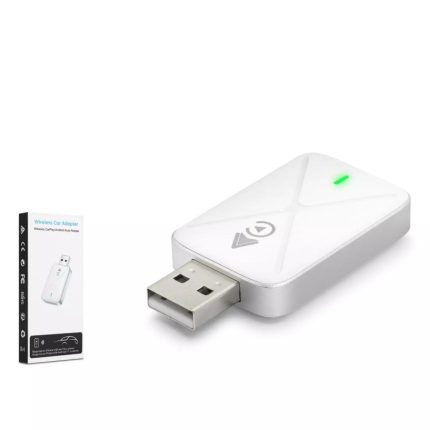 Hadron HDX1396 Kablosuz CarPlay & Android Auto Adaptörü - 5G WiFi BT 5.0 Beyaz