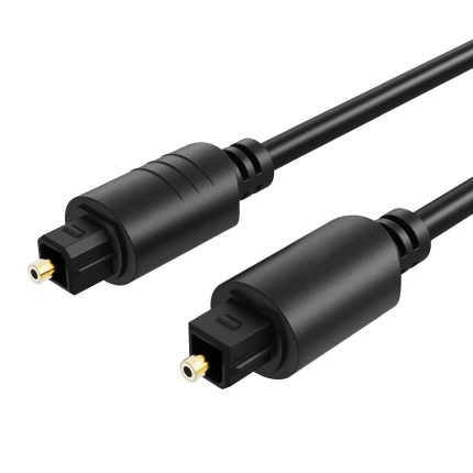PowerMaster PM-952 Optik Ses Kablosu 1 Metre - Dijital Toslink Siyah