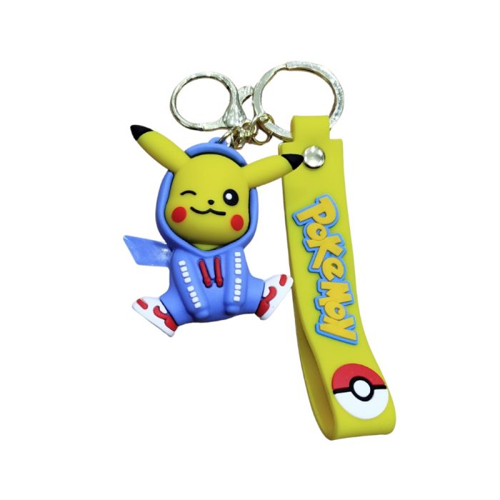 Pikachu v2 Klasik Premium 3D Figürlü Poke Ball Detaylı Anahtarlık - 1 ADET - Görsel 2