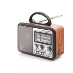 NNS NS-8897BT Bluetooth Nostaljik Radyo Hoparlör FM/AM/SW MP3 Çalar