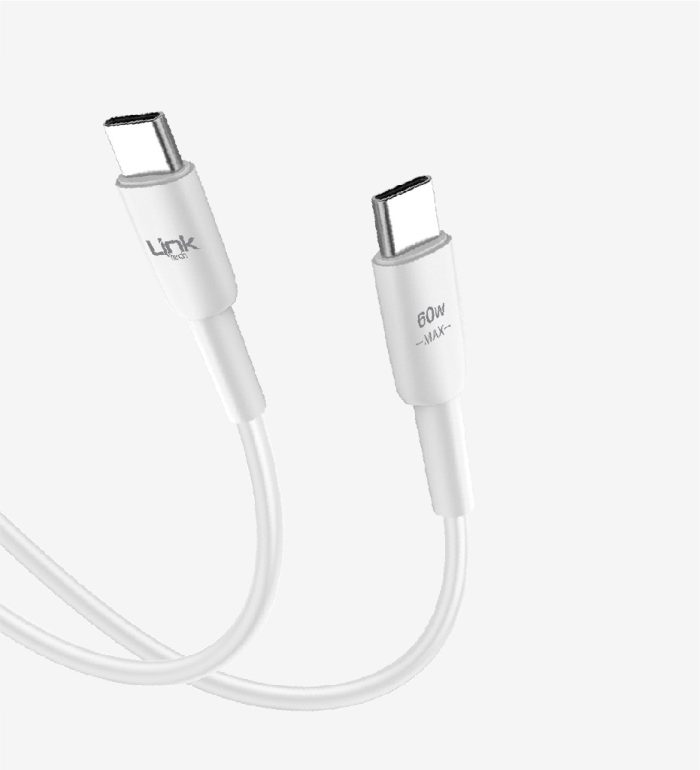 K604 Safe PD 60W Tip-C to Tip-C Şarj Kablosu Alüminyum Başlıklı 1M - Görsel 3