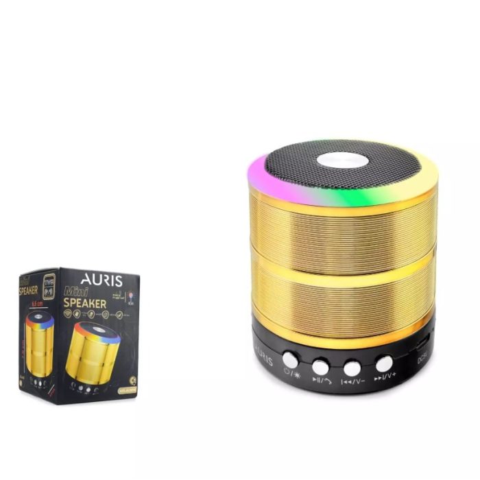 Auris KLN190 Bluetooth Speaker Mini Işıklı BT 5.1 Şarjlı - Görsel 3