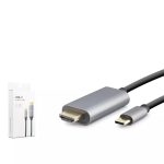 Hadron HDX7837 Type-C to HDMI 4K 60Hz Görüntü Aktarım Kablosu 1.8m - Gri