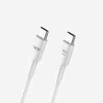 K604 Safe PD 60W Tip-C to Tip-C Şarj Kablosu Alüminyum Başlıklı 1M