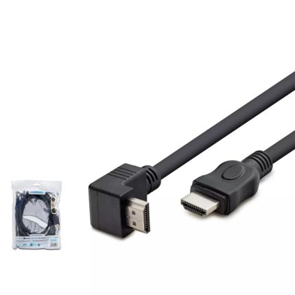 Hadron HDX2016 1.5 Metre L Tip 90 Derece Açılı HDMI Kablo - Full HD PVC