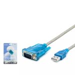 Hadron HDX7512 USB to RS232 Seri Port DB9 Dönüştürücü Kablo 84 cm - Silver - 1 ADET