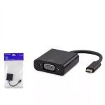 Hadron HDX7773 Type-C to VGA Dişi Çevirici Adaptör - 1080p Full HD Siyah