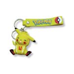 Pikachu v1 Premium 3D Figürlü Poke Ball Detaylı Bilek Kayışlı Anahtarlık - 1 ADET