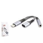 Hadron GJ-014 Type-C to Type-C + 3.5mm Dişi Ses ve Şarj Ayırıcı Adaptör Kablo - Siyah - 1 ADET