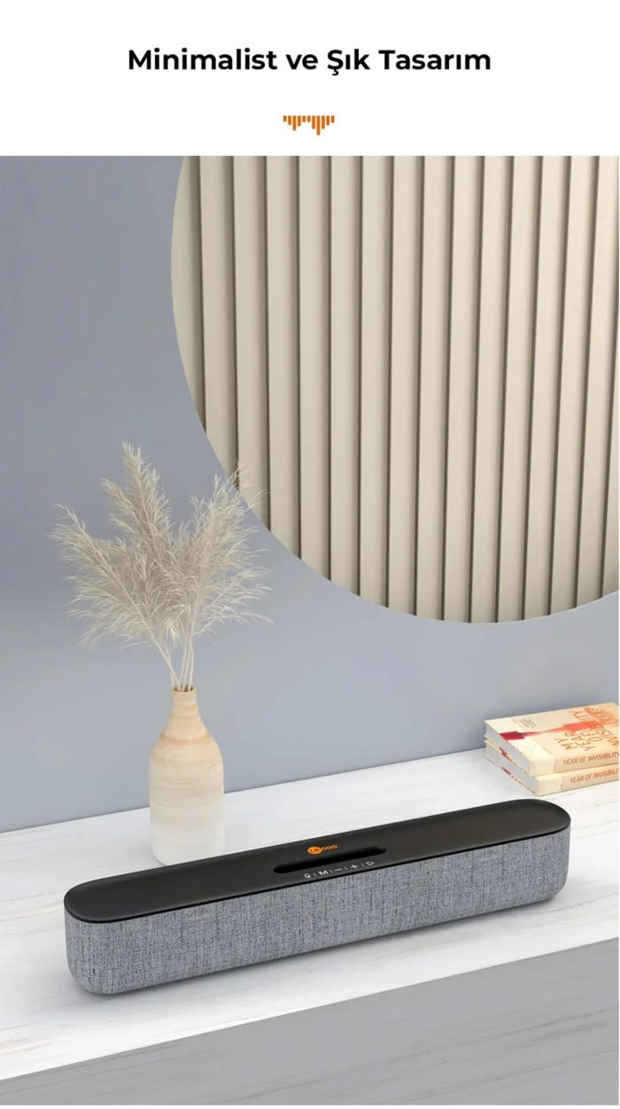 Lenovo Lecoo DS108 10W Bluetooth 5.0 Şarjlı Kablosuz Soundbar Speaker - Görsel 8