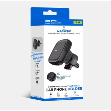 ACL T-36 Güçlü Mıknatıslı 360° Dönebilen Izgara Tipi Araç Tutucu