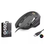 Nodar G502 RGB Kablolu Gaming Mouse 7200 DPI 1000Hz 6 Tuş Siyah