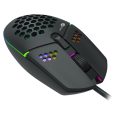 Lenovo Lecoo MS105 Kablolu RGB Gaming Mouse 3200 DPI 6 Tuşlu Siyah - Görsel 2