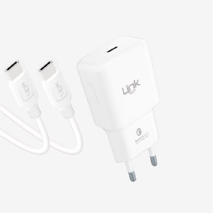 T455e Strong 20W PD Şarj Aleti + 60W Tip-C to Tip-C Kablo