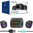 Mikado MD-511 2.1 RGB Gaming Speaker 11W USB Ledli Oyuncu Hoparlörü - Görsel 2
