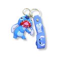 Stitch v2 Premium 3D Figürlü Mavi Bilek Kayışlı Anahtarlık - 1 ADET - Görsel 2