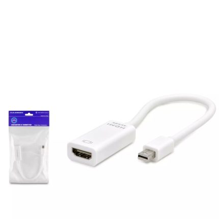 Hadron HDX7768 Mini DisplayPort to HDMI Çevirici Adaptör 4K 30Hz - Thunderbolt 2 Beyaz