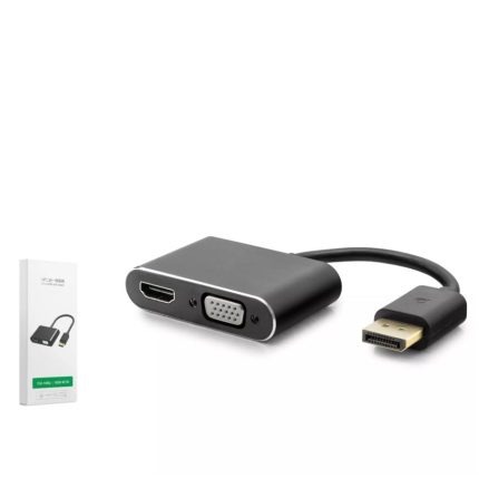 Hadron HDX7822 DisplayPort to HDMI 4K + VGA 1080p Dişi Çevirici Adaptör
