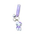 Hello Kitty Purple Edition 3D Figürlü Bilek Kayışlı Anahtarlık - 1 ADET - Görsel 2