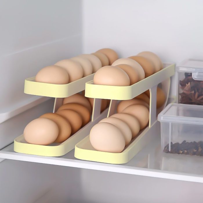 Sunup SN-24289 İki Katlı Otomatik Kaydırma Sistemli Yumurta Organizeri - Görsel 3